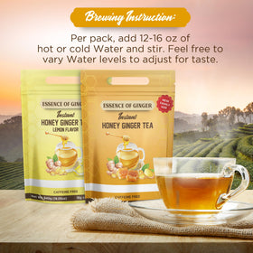Elephant Park resealable pouch preserves freshness of honey-ginger crystals.