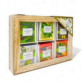 Elephant Park wooden gift box detail highlights craftsmanship and reusable storage.