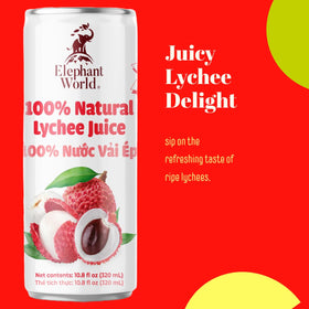 ELEPHANT WORLD Sliced color-dense juice captures tropical flavors and real fruit pulps