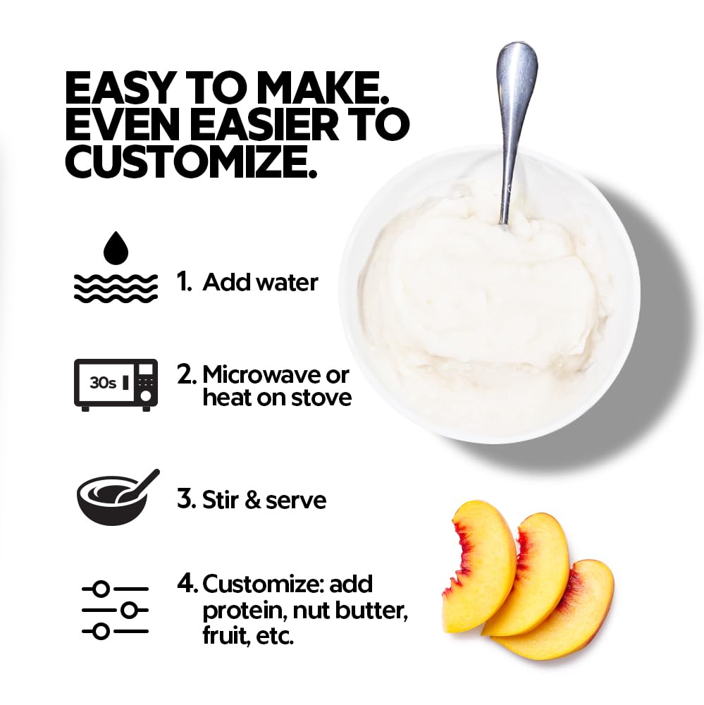 Elev8 Creamy Rice Georgia Peach macro-friendly portion supports balanced nutrition