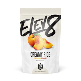 Elev8 Creamy Rice Georgia Peach ready bowl for quick, flavorful fueling
