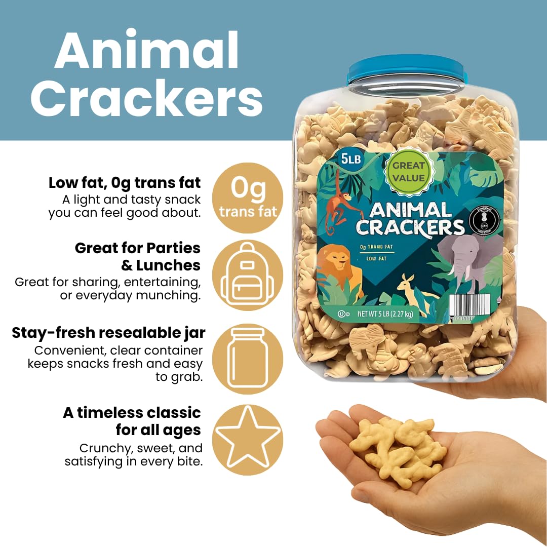 ELI&VAL Animal Crackers classroom snack time, easy to share.