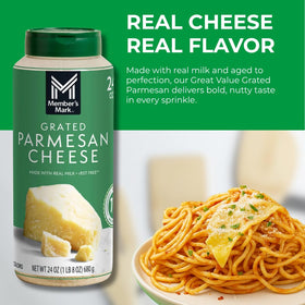 ELI&VAL bulk 24 oz parmesan container keeps meals ready.