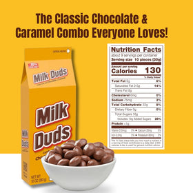 ELI&VAL Caramel Milk Chocolate Candies center closeup highlighting chewy caramel