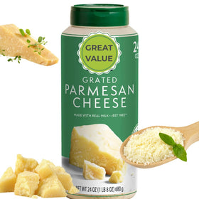ELI&VAL grated parmesan bottle ready-to-use for fast pasta meals.