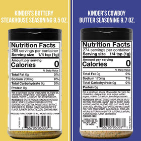 Product labels highlight brand, flavors, and gourmet potential for everyday meals.
