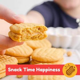 ELI&VAL Nutter Butter cookies with individual wrappers, perfect for lunches or office breaks.