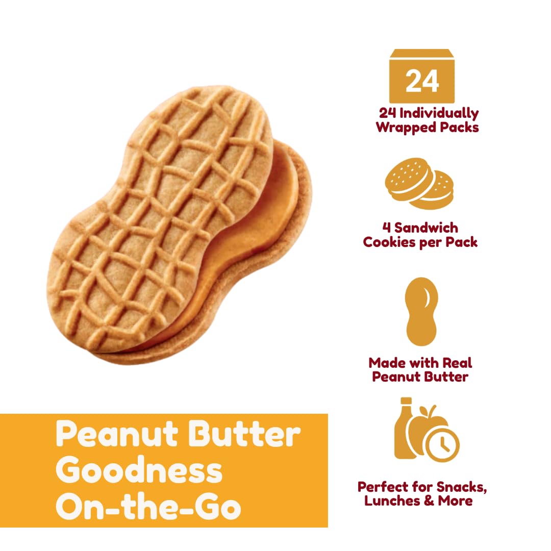 ELI&VAL Nutter Butter cookies in a lunchbox, convenient treat for busy mornings.