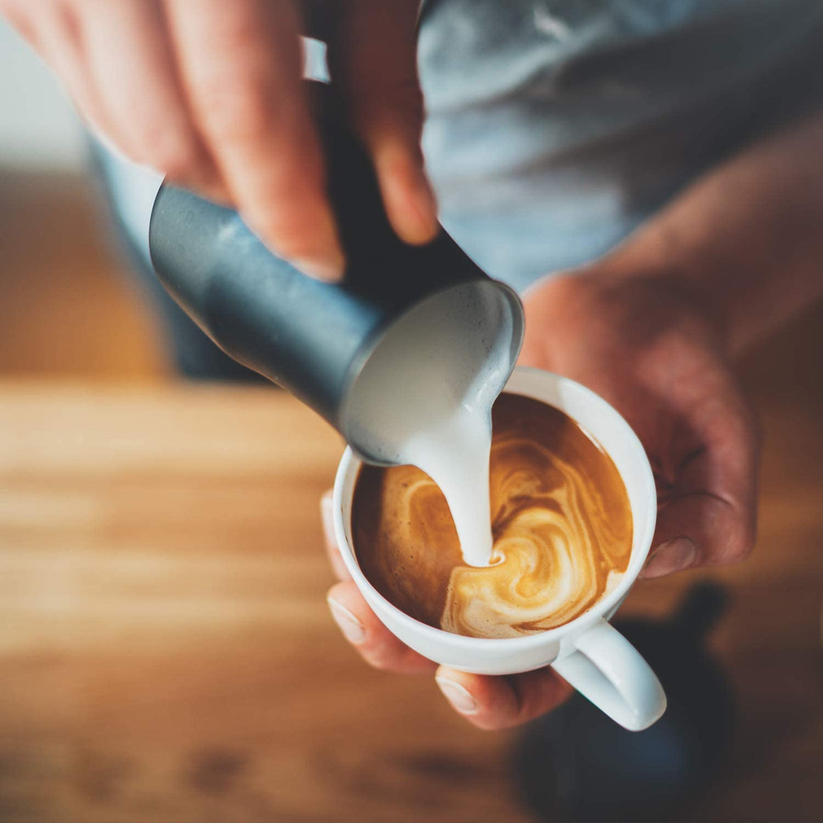 Elite Platinum coffee bottle display, perfect for quick cups at home and on the go.