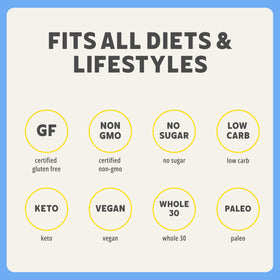 ELLAS FLATS variety pack bag showing six flavor options for flexible snacking.