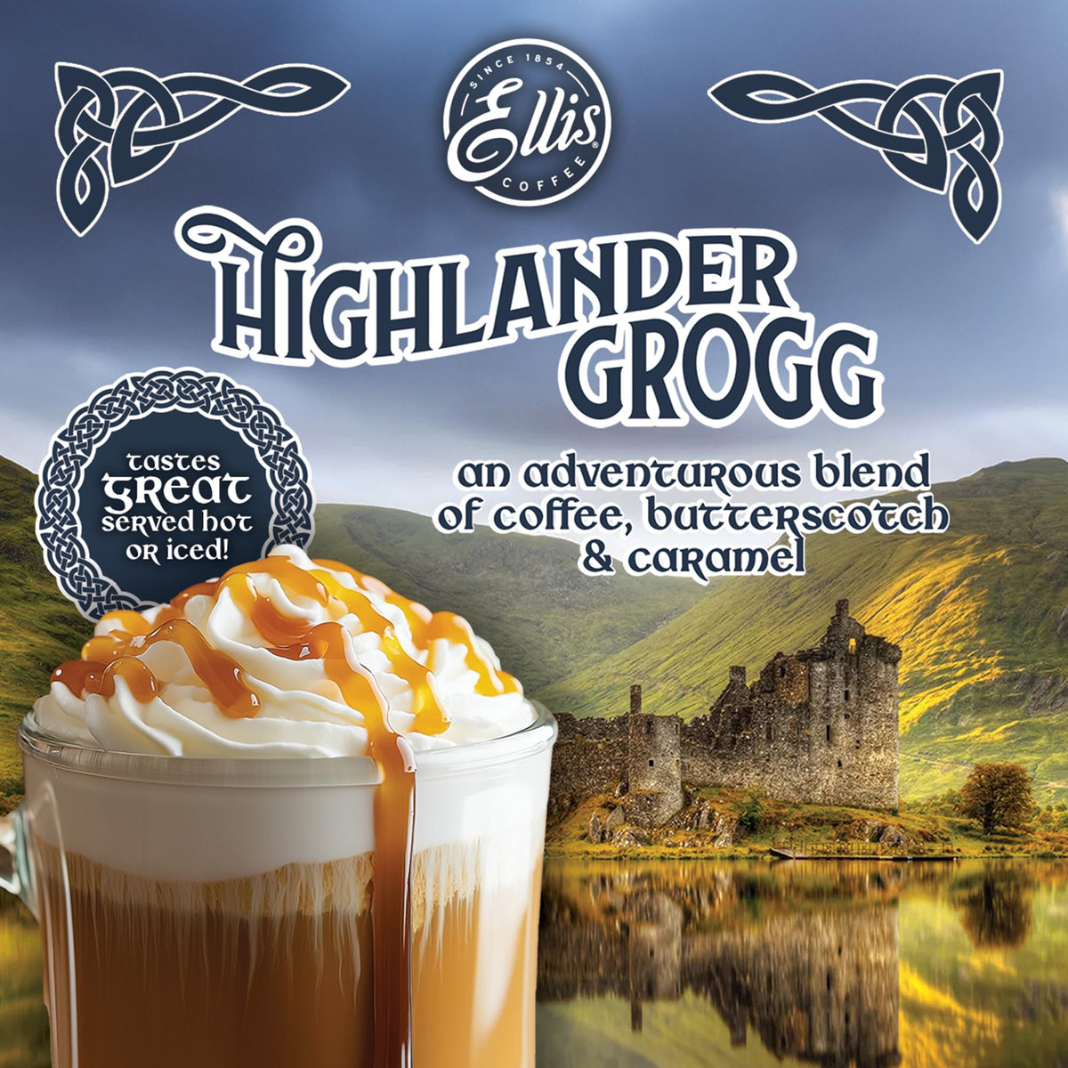 Brewing Highlander Grogg in a Keurig single-serve cup