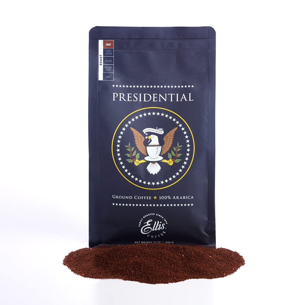 Close-up of bag label highlighting heritage and quality