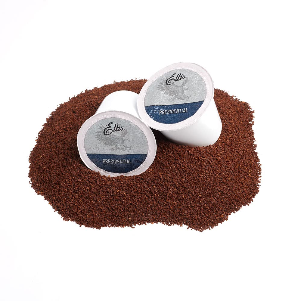 Ellis Coffee Presidential pods pack, ideal for single-serve convenience at home.