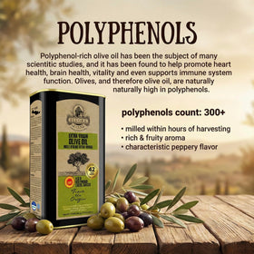 Ellora Farms label closeup emphasizes traceability from grove to table.