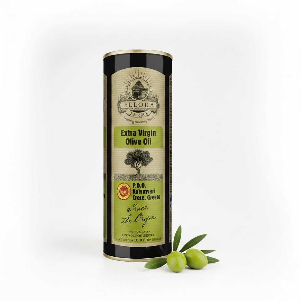Ellora Farms Origin Tracer bottle demonstrating grove-to-shelf traceability.