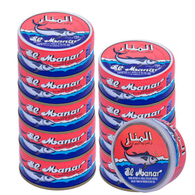 El Manar solid tuna in virgin olive oil can—premium taste and aroma.