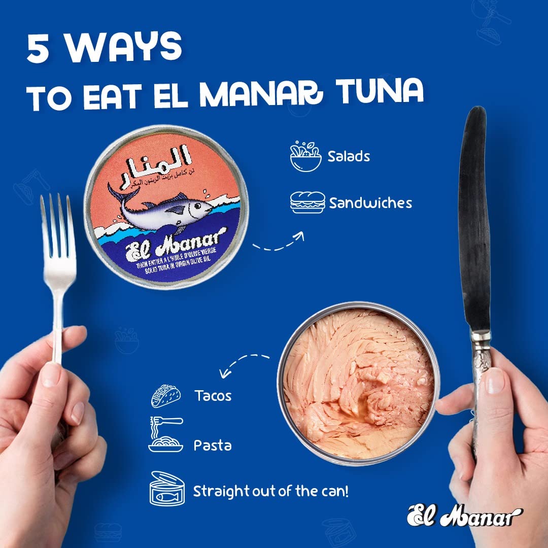El Manar tuna for casseroles—versatile ingredient for dinner.