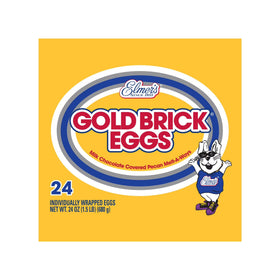 Elmer Gold Brick Eggs in gift-ready packaging for easy gifting