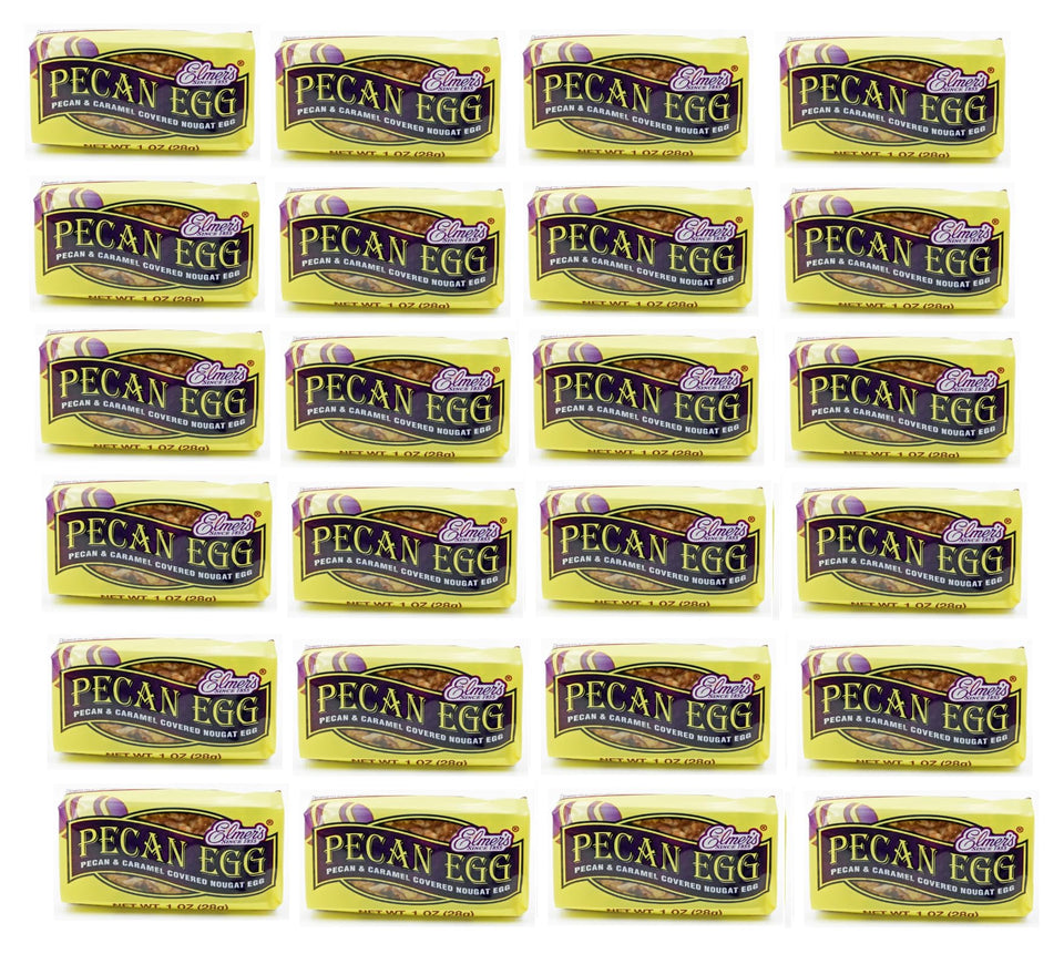 Elmer Pecan Eggs 24-pack, ideal for Easter baskets.
