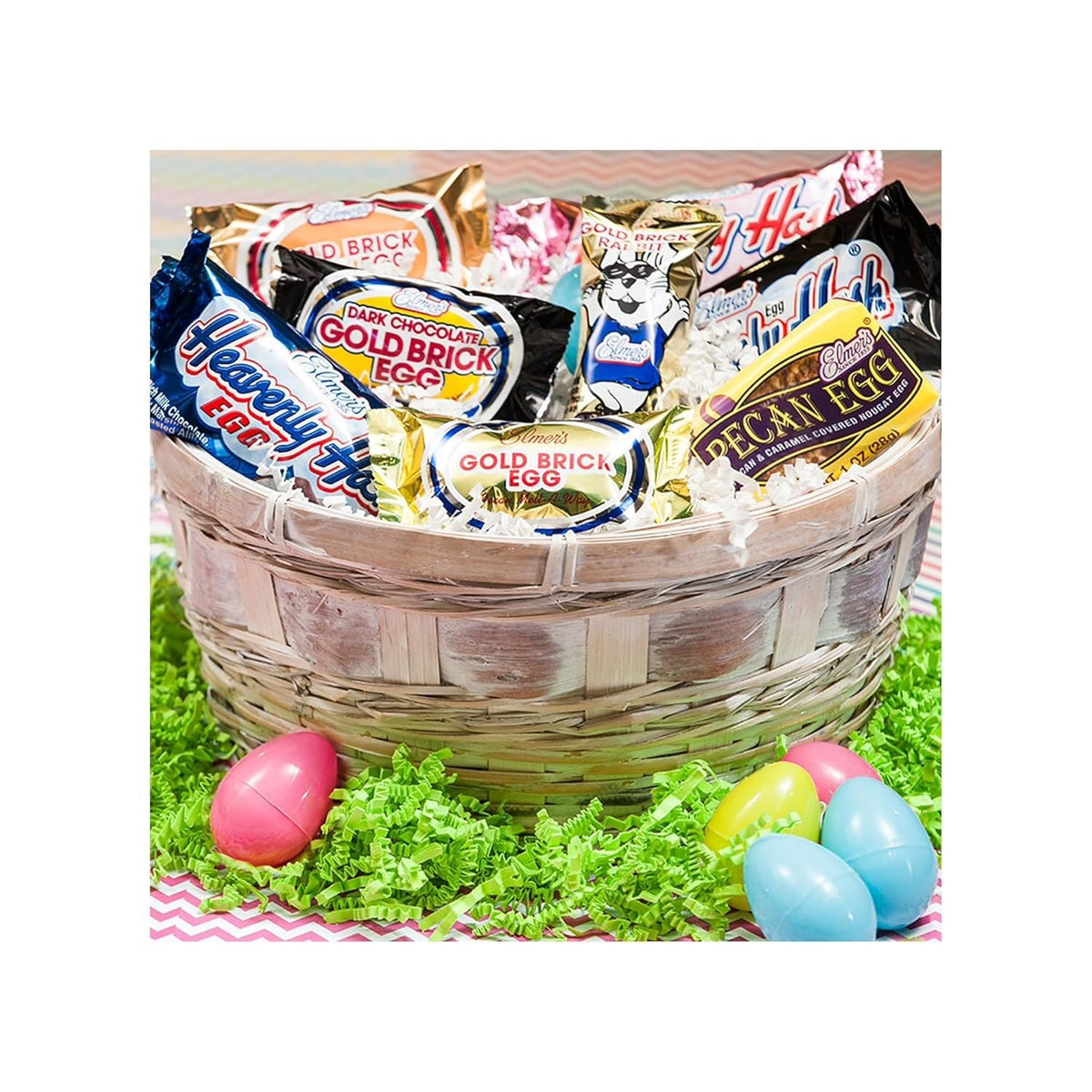 Elmer Ultimate Egg Dark Chocolate Gold Brick in velvety dark chocolate, gifting ready