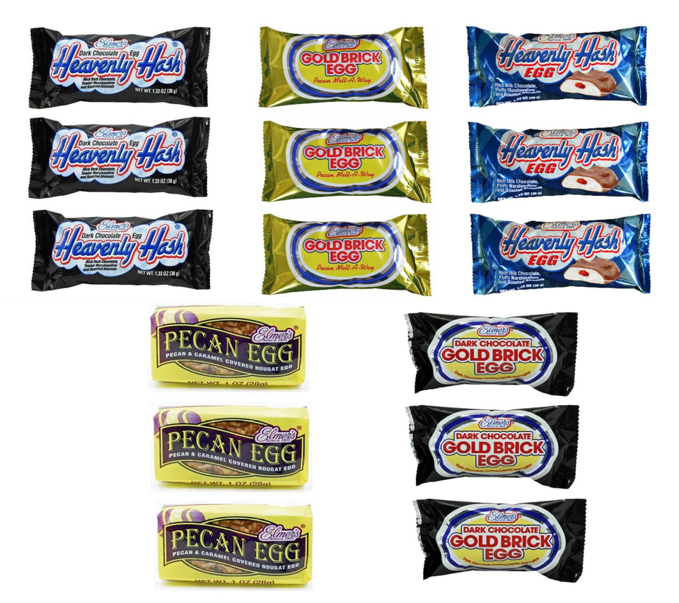 Elmer Ultimate Egg Heavenly Hash with fluffy marshmallow center for nostalgic Easter treats