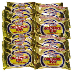 Elmer's Chocolate gold brick eggs packaging, ideal for festive gifting.