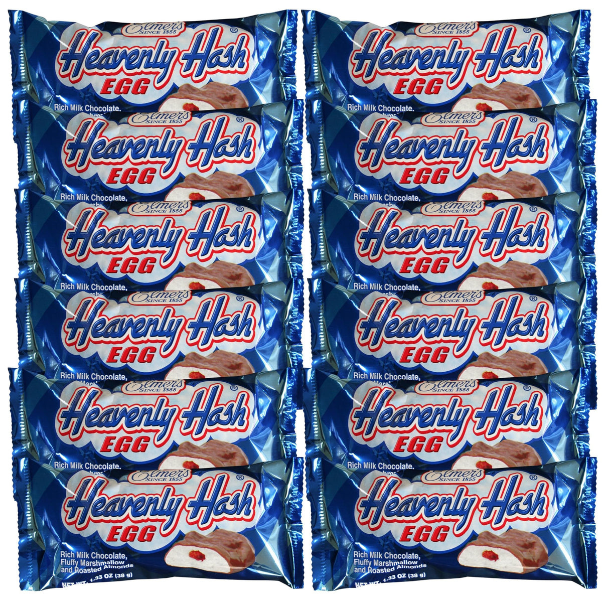 Elmer's Heavenly Hash Eggs packaging, ideal for gifting and sharing