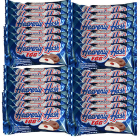 Elmer's Heavenly Hash Eggs packshot reveals rich milk chocolate, marshmallow, and almonds.