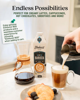Foam-ready oat milk for hot lattes and frothy cappuccinos