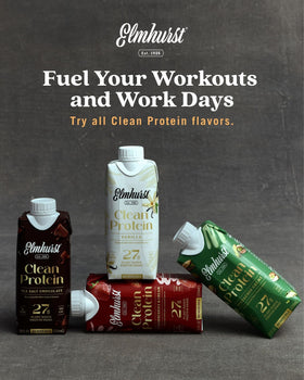 Elmhurst 1925 Pistachio Cream High Protein Shake vegan gluten-free formula for clean nutrition