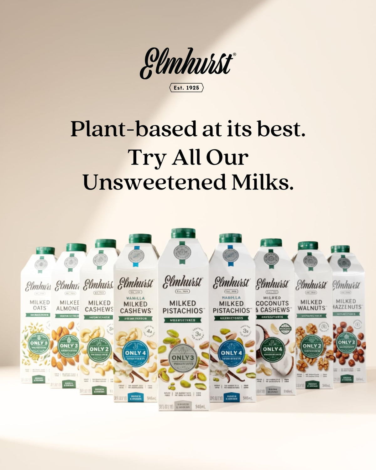 Elmhurst 1925 pistachio milk over oats demonstrates versatile everyday use