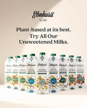 Elmhurst 1925 pistachio milk over oats demonstrates versatile everyday use