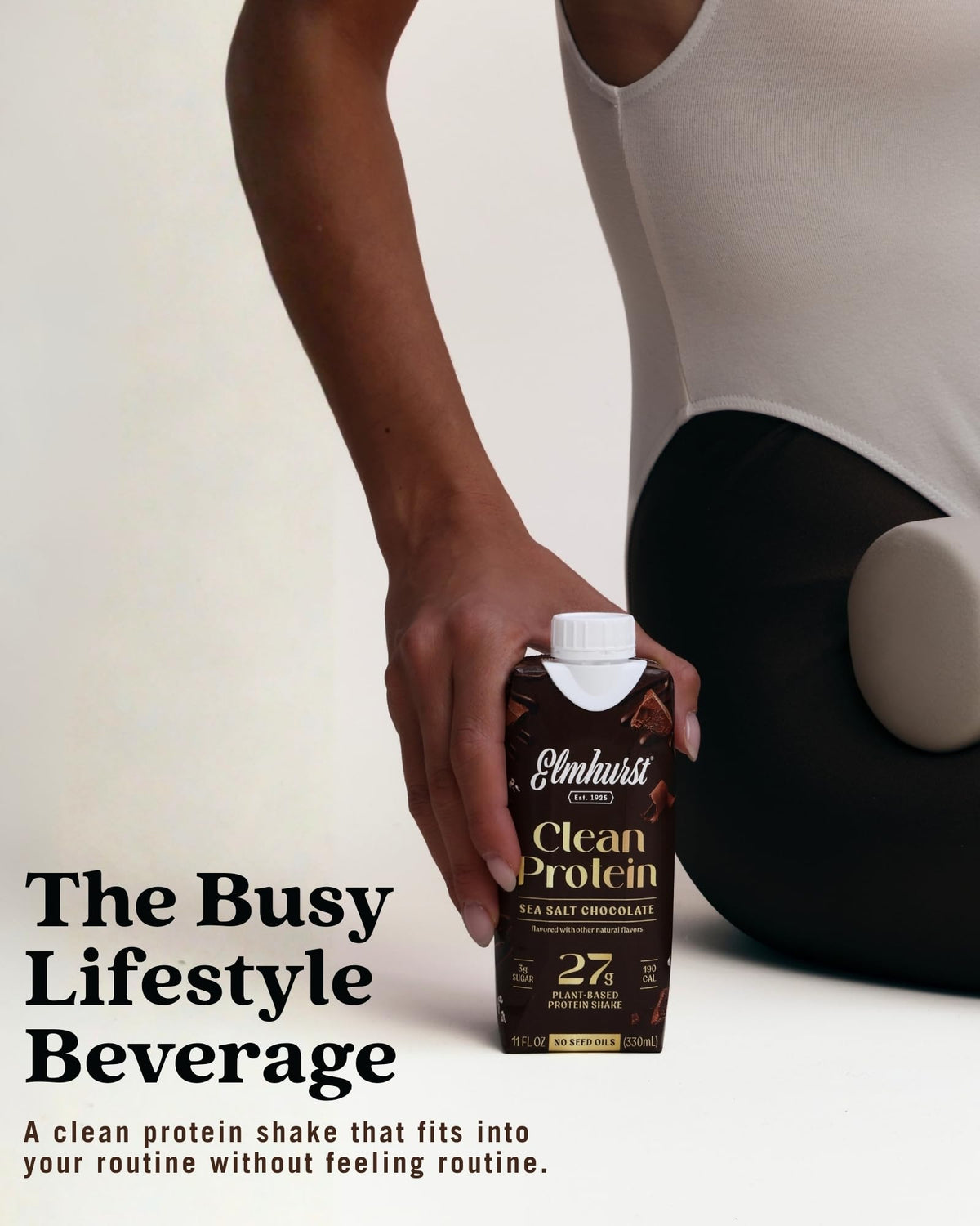 Cashews and pistachios highlight the plant-based ingredients behind the shake