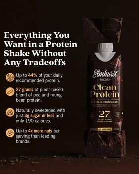 Rich sea salt chocolate shake has a satisfying, dairy-free appeal