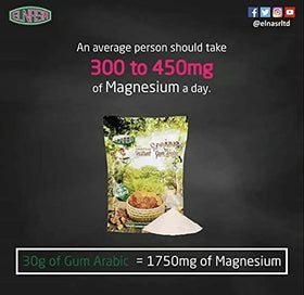 ELNASR Gum Arabic powder used in tea for richer texture