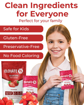 25-pack travel friendly glucose for school, sports, or commuting.