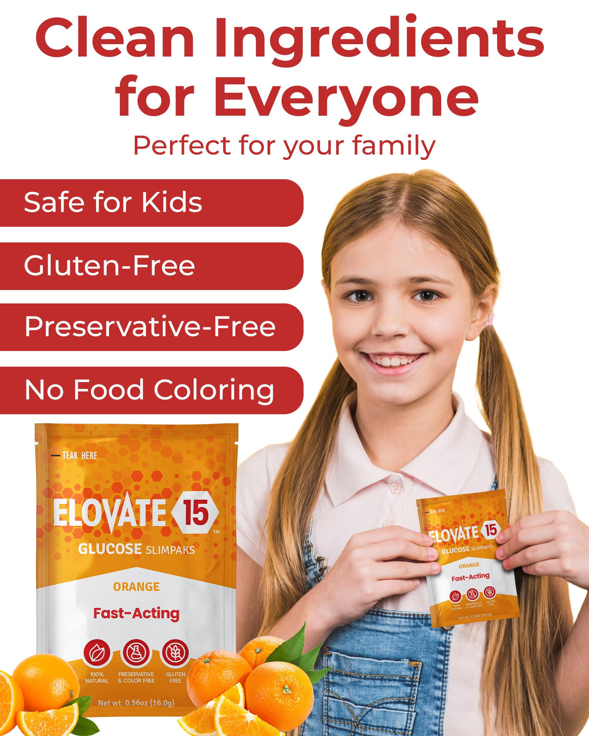 Elovate 15 dissolves in mouth without water for quick relief