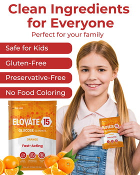 Elovate 15 dissolves in mouth without water for quick relief