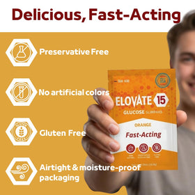 Elovate 15 individually wrapped packets for on-the-go use
