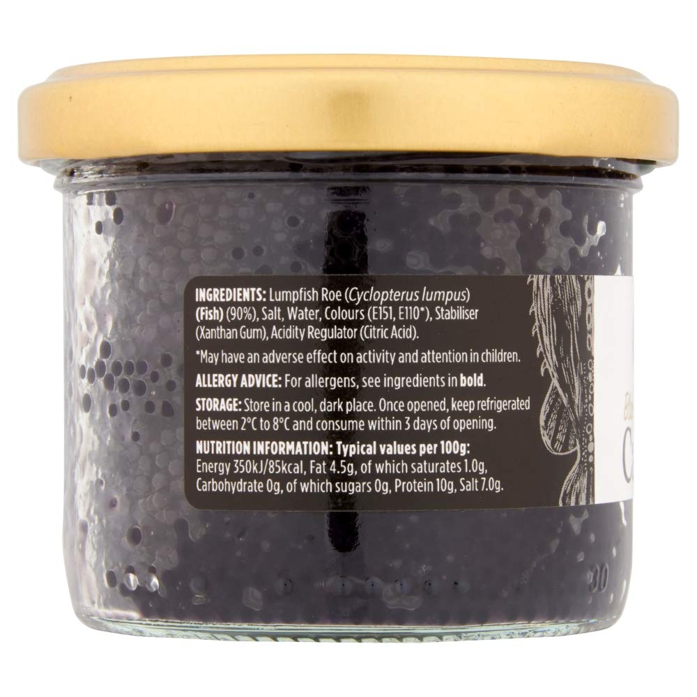 Pearls on a spoon highlight the delicate texture of Elsinore caviar.