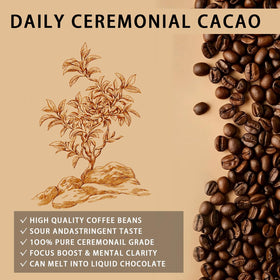 Elunara Maia ceremonial cacao ritual setup ready for daily mindfulness.