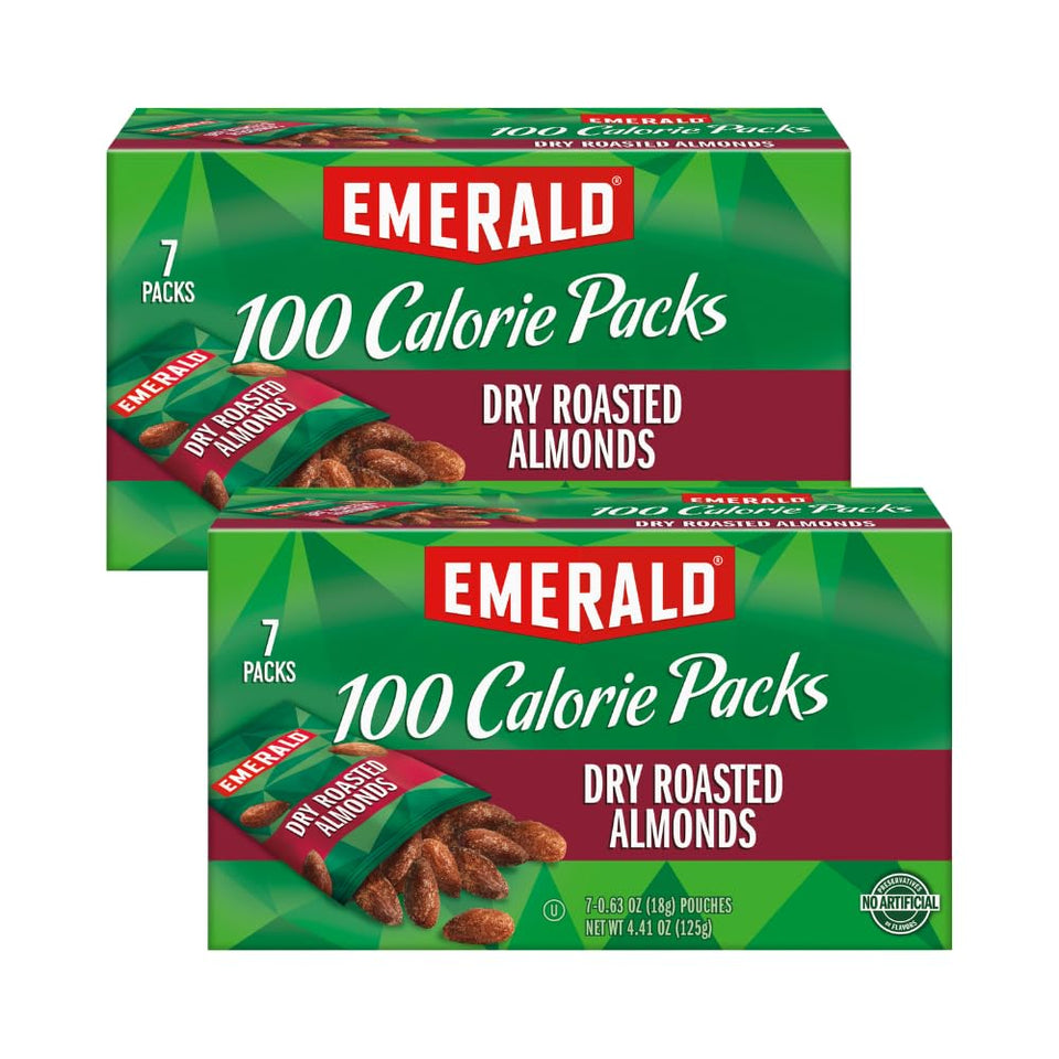 Emerald Dry Roasted Almonds 100-calorie pack for on-the-go snacking
