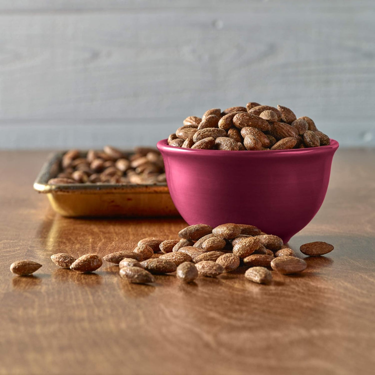 Emerald almonds on-the-go packaging for travel