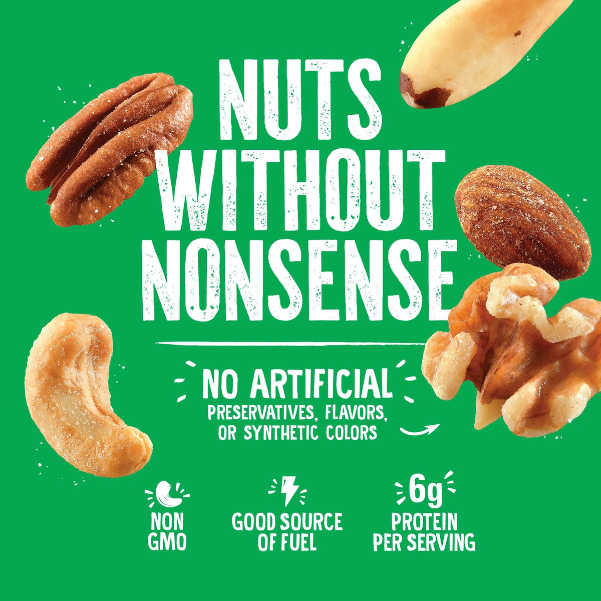Emerald Salted Deluxe Mixed Nuts in a snack bowl, ready to enjoy