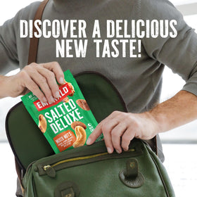 Emerald Salted Deluxe Mixed Nuts resealable 36oz pouch for on-the-go