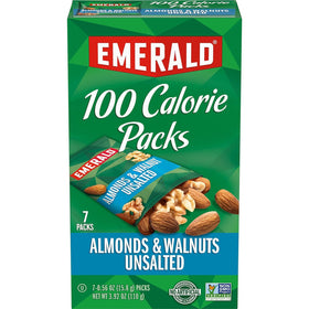 Emerald two-box set with seven 100-calorie packs each supports portion control.