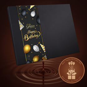 Empire Delights elegant gift box design, refined presentation for celebrations