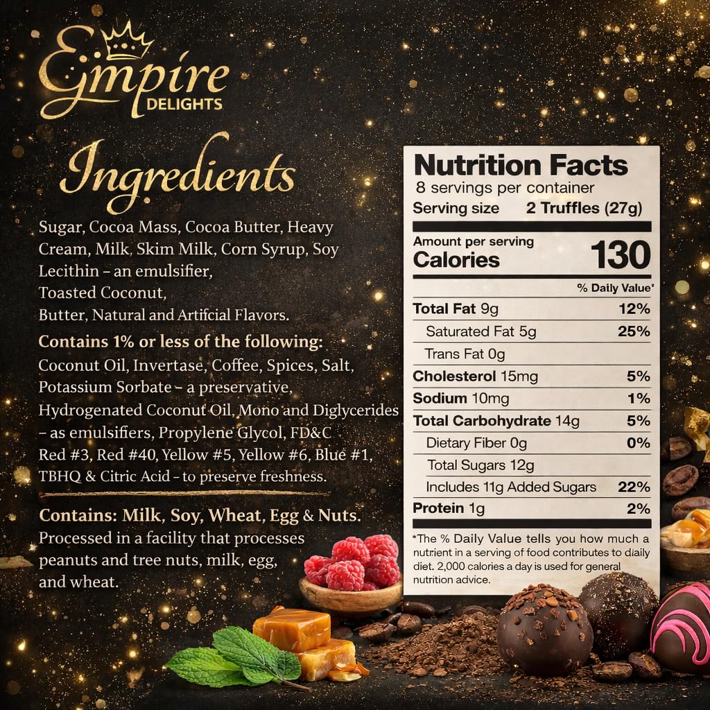 Empire Delights made-in-usa label, locally crafted quality for USA shoppers.