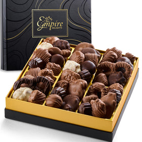 Empire Delights magnetic box of chocolates, gift-ready presentation for birthdays and holidays.