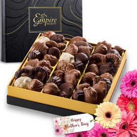 Empire Delights Mother's Day gift box with ribbon, elegant presentation for gifting